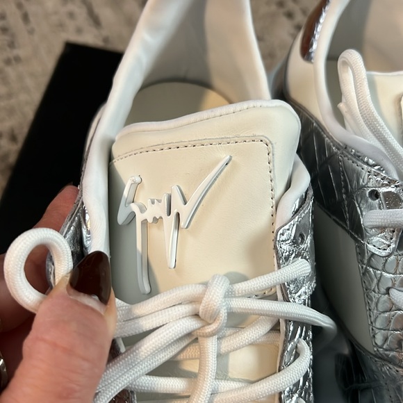 Giuseppe Zanotti Men Talon Metallic Sneakefs - Picture 10 of 14